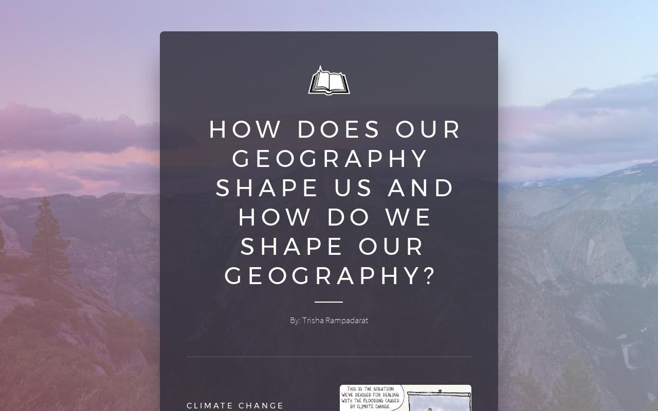 Carrd profile picture for @geography